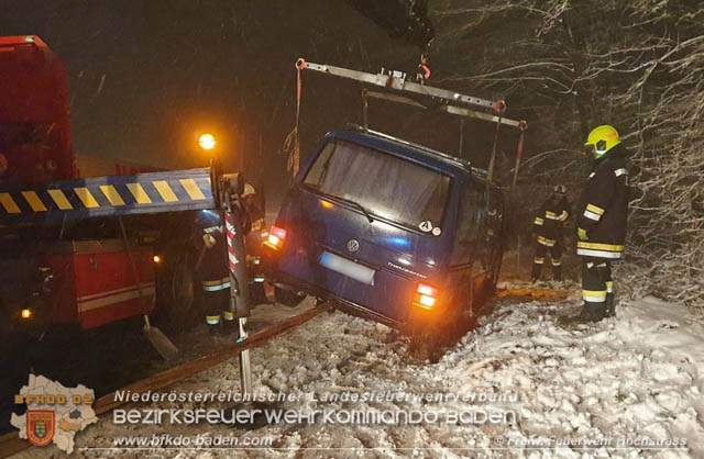 20200119  Zweiter VU auf der L125 Hochstrass - Altlengbach  Foto: © Stefan Fallenecker FF Hochstrass