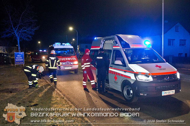 20200123 Spektakulärer Verkehrsunfall im Sooßer Ortsgebiet  Foto: © Stefan Schneider