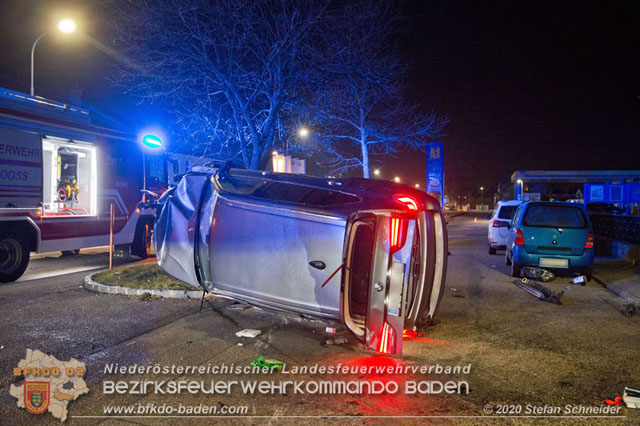 20200123 Spektakulärer Verkehrsunfall im Sooßer Ortsgebiet  Foto: © Stefan Schneider