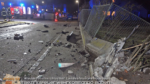 20200123 Spektakulärer Verkehrsunfall im Sooßer Ortsgebiet  Foto: © Stefan Schneider