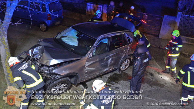 20200123 Spektakulärer Verkehrsunfall im Sooßer Ortsgebiet  Foto: © Stefan Schneider