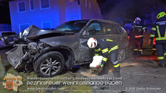 20200123 Spektakulärer Verkehrsunfall im Sooßer Ortsgebiet  Foto: © Stefan Schneider