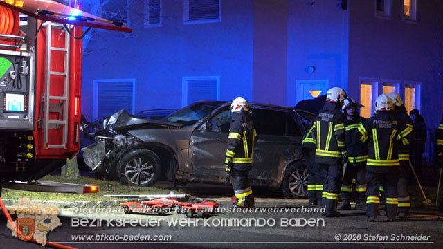 20200123 Spektakulärer Verkehrsunfall im Sooßer Ortsgebiet  Foto: © Stefan Schneider