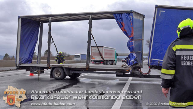 20200204 Strumtief "Petra" ueber der A2 Leobersdorf - Woellersdorf  Foto: Stefan Schneider BFK Baden