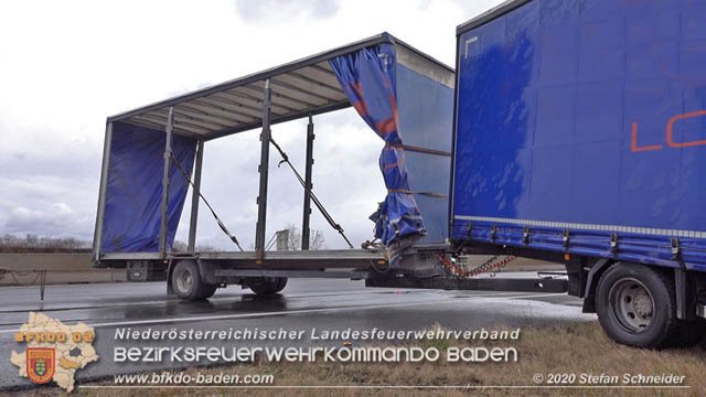 20200204 Strumtief "Petra" ueber der A2 Leobersdorf - Woellersdorf  Foto: Stefan Schneider BFK Baden