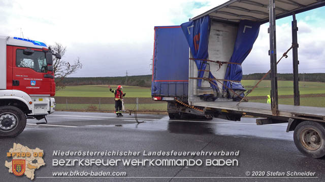 20200204 Strumtief "Petra" ueber der A2 Leobersdorf - Woellersdorf  Foto: Stefan Schneider BFK Baden