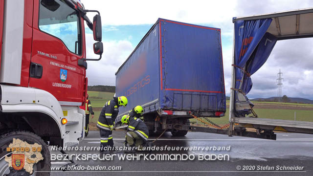 20200204 Strumtief "Petra" ueber der A2 Leobersdorf - Woellersdorf  Foto: Stefan Schneider BFK Baden
