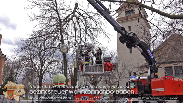 20200204 Strumtief "Petra" ueber Traiskirchen  Foto: Stefan Schneider BFK Baden