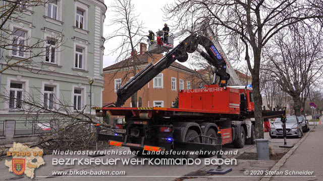 20200204 Strumtief "Petra" ueber Traiskirchen  Foto: Stefan Schneider BFK Baden