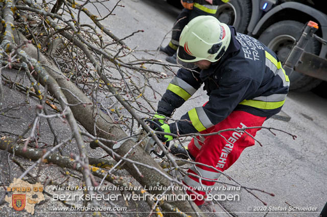 20200204 Strumtief "Petra" ueber Traiskirchen  Foto: Stefan Schneider BFK Baden