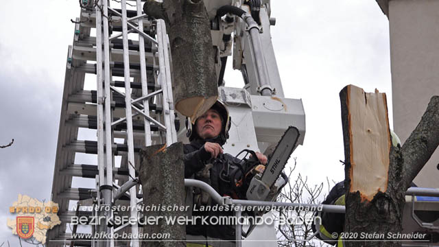 20200204 Strumtief "Petra" ueber Traiskirchen  Foto: Stefan Schneider BFK Baden