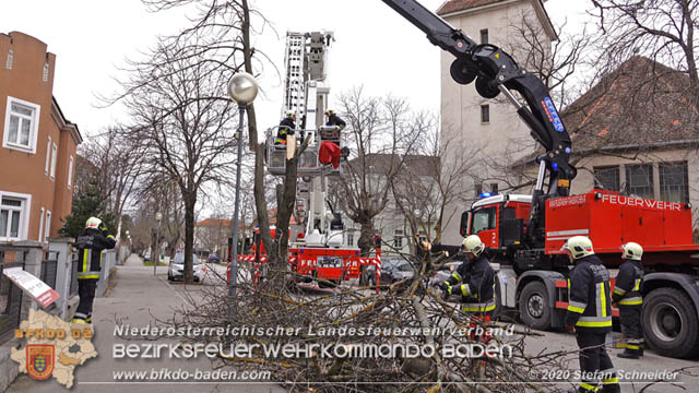 20200204 Strumtief "Petra" ueber Traiskirchen  Foto: Stefan Schneider BFK Baden