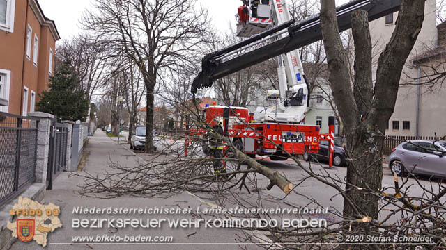 20200204 Strumtief "Petra" ueber Traiskirchen  Foto: Stefan Schneider BFK Baden
