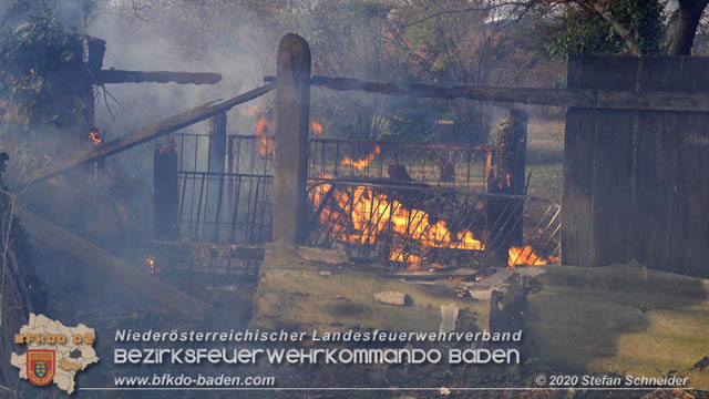 20200205 Brand in einem Tribuswinkler Garten während Sturmtief Petra Foto: Stefan Schneider 20200205 Brand in einem Tribuswinkler Garten während Sturmtief Petra Foto: Stefan Schneider