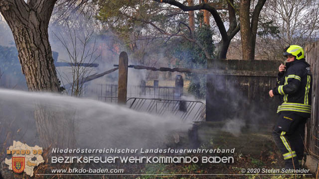 20200205 Brand in einem Tribuswinkler Garten während Sturmtief Petra Foto: Stefan Schneider 20200205 Brand in einem Tribuswinkler Garten während Sturmtief Petra Foto: Stefan Schneider