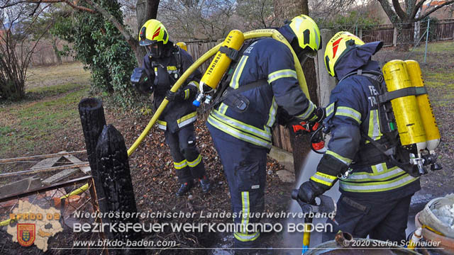 20200205 Brand in einem Tribuswinkler Garten während Sturmtief Petra Foto: Stefan Schneider 20200205 Brand in einem Tribuswinkler Garten während Sturmtief Petra Foto: Stefan Schneider