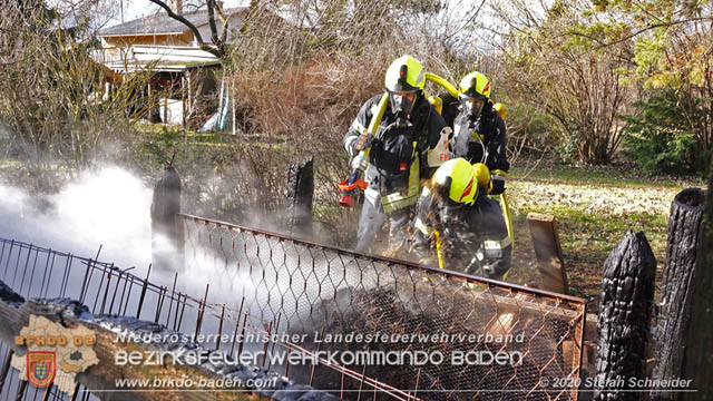 20200205 Brand in einem Tribuswinkler Garten während Sturmtief Petra Foto: Stefan Schneider 20200205 Brand in einem Tribuswinkler Garten während Sturmtief Petra Foto: Stefan Schneider