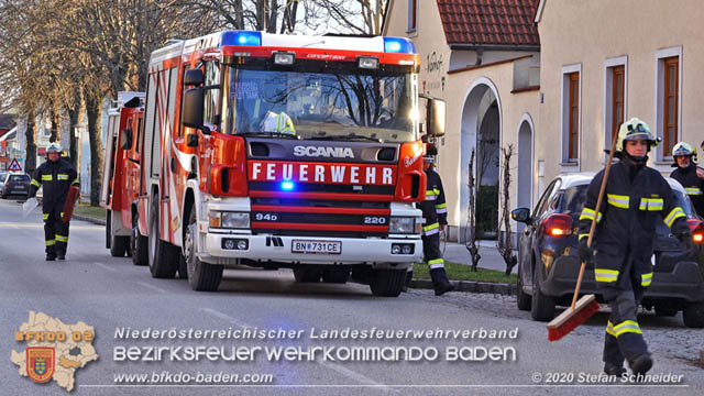 20200205 Verkehrsunfall in Teesdorf Foto: © Stefan Schneider 20200205 Verkehrsunfall in Teesdorf Foto: © Stefan Schneider
