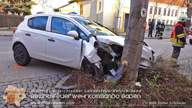 20200205 Verkehrsunfall in Teesdorf Foto: © Stefan Schneider 20200205 Verkehrsunfall in Teesdorf Foto: © Stefan Schneider