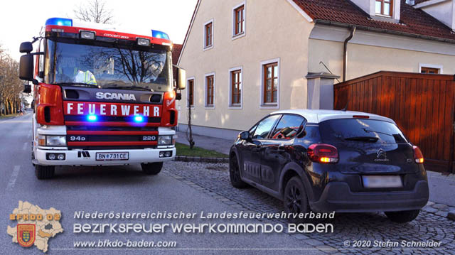 20200205 Verkehrsunfall in Teesdorf Foto: © Stefan Schneider 20200205 Verkehrsunfall in Teesdorf Foto: © Stefan Schneider