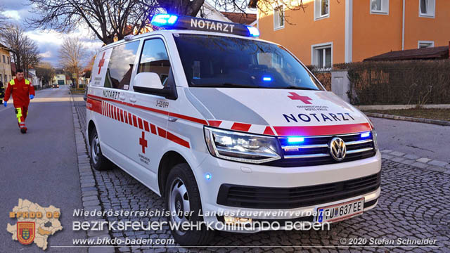 20200205 Verkehrsunfall in Teesdorf Foto: © Stefan Schneider 20200205 Verkehrsunfall in Teesdorf Foto: © Stefan Schneider