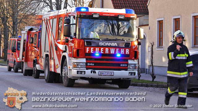 20200205 Verkehrsunfall in Teesdorf Foto: © Stefan Schneider 20200205 Verkehrsunfall in Teesdorf Foto: © Stefan Schneider