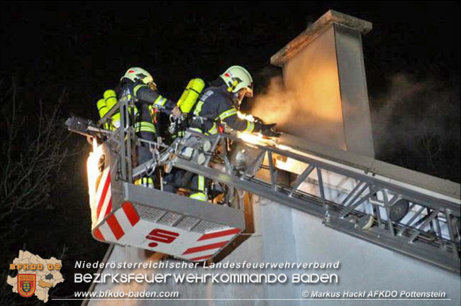 20200214 Brand in einer Hirtenberger Dachgeschosswohnung Foto: © Markus Hackl AFKDO Pottenstein 20200214 Brand in einer Hirtenberger Dachgeschosswohnung Foto: © Markus Hackl AFKDO Pottenstein