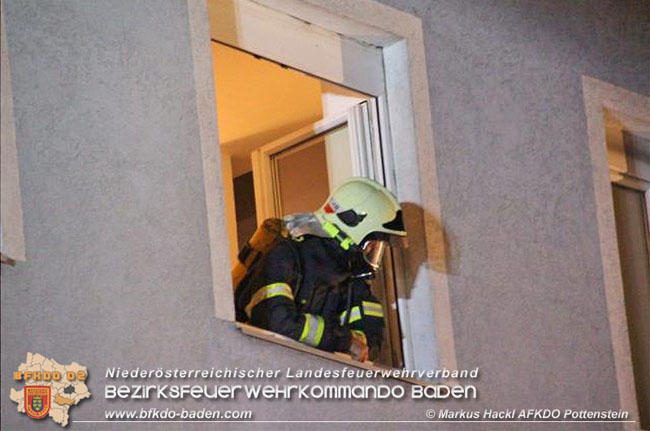 20200214 Brand in einer Hirtenberger Dachgeschosswohnung Foto: © Markus Hackl AFKDO Pottenstein 20200214 Brand in einer Hirtenberger Dachgeschosswohnung Foto: © Markus Hackl AFKDO Pottenstein