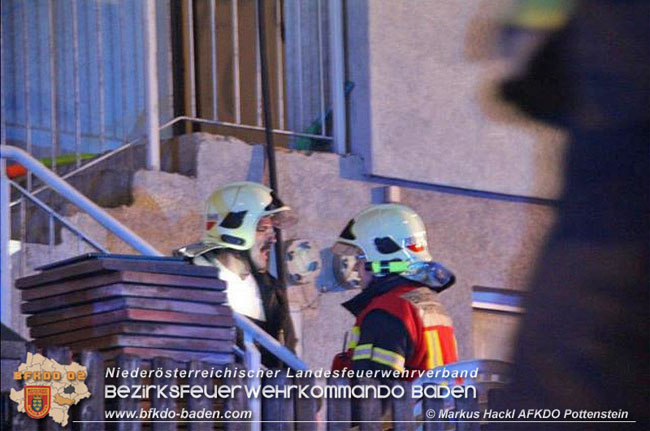 20200214 Brand in einer Hirtenberger Dachgeschosswohnung Foto: © Markus Hackl AFKDO Pottenstein 20200214 Brand in einer Hirtenberger Dachgeschosswohnung Foto: © Markus Hackl AFKDO Pottenstein