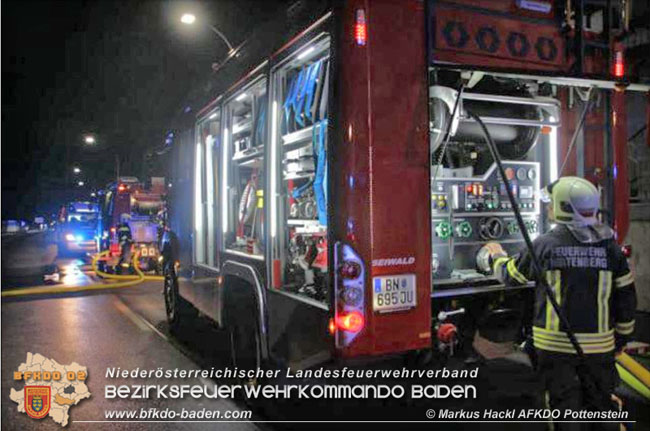 20200214 Brand in einer Hirtenberger Dachgeschosswohnung Foto: © Markus Hackl AFKDO Pottenstein 20200214 Brand in einer Hirtenberger Dachgeschosswohnung Foto: © Markus Hackl AFKDO Pottenstein
