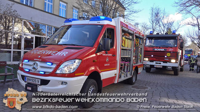 20200220 Brand in einer Badener Schule Foto: © Freiwillige Feuerwehr Baden-Stadt / Stefan Schneider 20200220 Brand in einer Badener Schule Foto: © Freiwillige Feuerwehr Baden-Stadt / Stefan Schneider