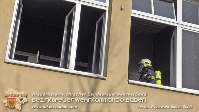 20200220 Brand in einer Badener Schule Foto: © Freiwillige Feuerwehr Baden-Stadt / Stefan Schneider 20200220 Brand in einer Badener Schule Foto: © Freiwillige Feuerwehr Baden-Stadt / Stefan Schneider