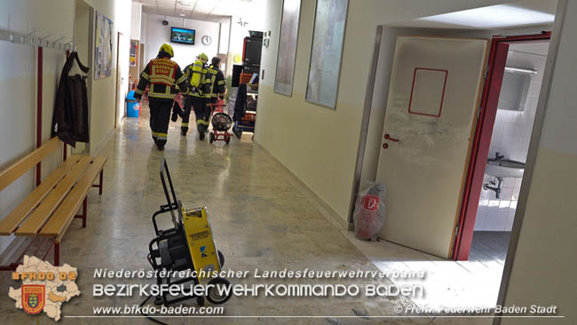 20200220 Brand in einer Badener Schule Foto: © Freiwillige Feuerwehr Baden-Stadt / Stefan Schneider 20200220 Brand in einer Badener Schule Foto: © Freiwillige Feuerwehr Baden-Stadt / Stefan Schneider