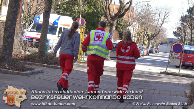 20200220 Brand in einer Badener Schule  Foto: © Freiwillige Feuerwehr Baden-Stadt / Stefan Schneider