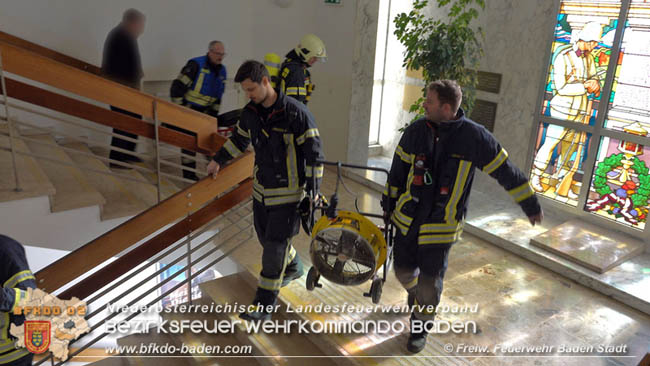 20200220 Brand in einer Badener Schule Foto: © Freiwillige Feuerwehr Baden-Stadt / Stefan Schneider 20200220 Brand in einer Badener Schule Foto: © Freiwillige Feuerwehr Baden-Stadt / Stefan Schneider