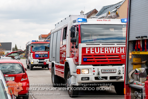 20200308 Fahrzeugbrand Gainfarn - Foto: Daniel Wirth