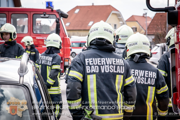 20200308 Fahrzeugbrand Gainfarn - Foto: Daniel Wirth