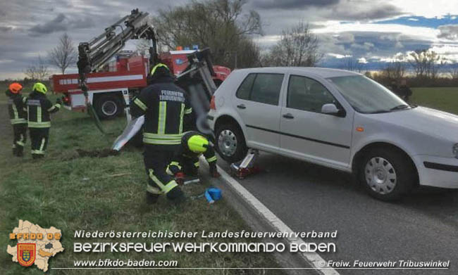 20200311 Anhängerbergung in Tribuswinkel  Foto: © Freiwillige Feuerwehr Tribuswinkel