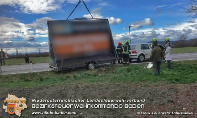 20200311 Anhängerbergung in Tribuswinkel  Foto: © Freiwillige Feuerwehr Tribuswinkel