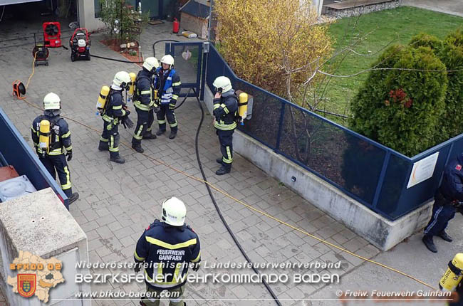 20200308 Brand von Mopeds in Garage in Gainfarn  Fotos: © Freiwillige Feuerwehr Gainfarn