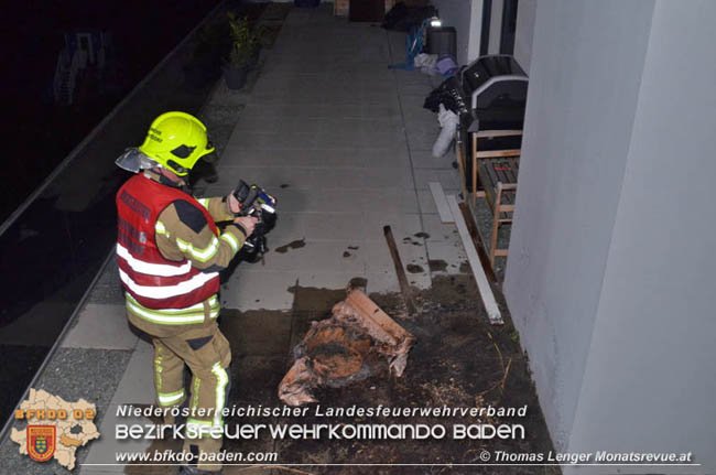 20200315 Kleinbrand auf Balkon in Ebreichsdorf  Foto: © Thomas Lenger Monatsrevue.at