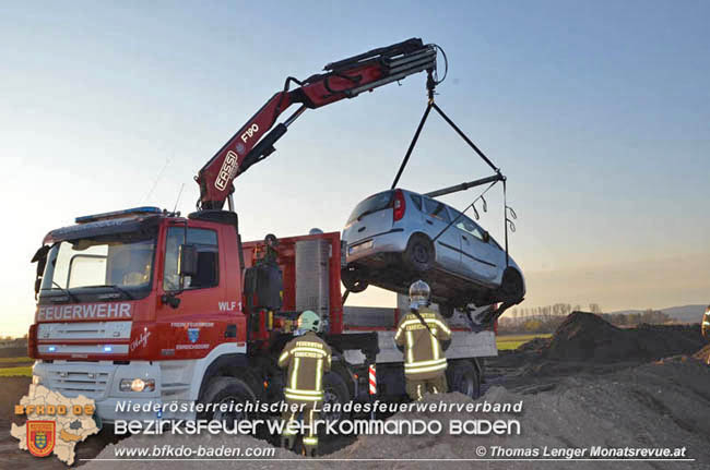 20200322 Verkehrsunfall auf der L150 bei Ebreichsdorf  Foto: © Thomas Lenger Monatsrevue.at