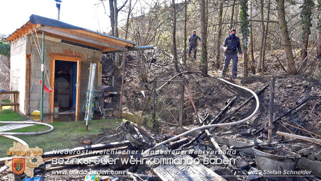 20200403 Waldbrand in Pottenstein Foto: © Stefan Schneider BFK BADEN 20200403 Waldbrand in Pottenstein Foto: © Stefan Schneider BFK BADEN