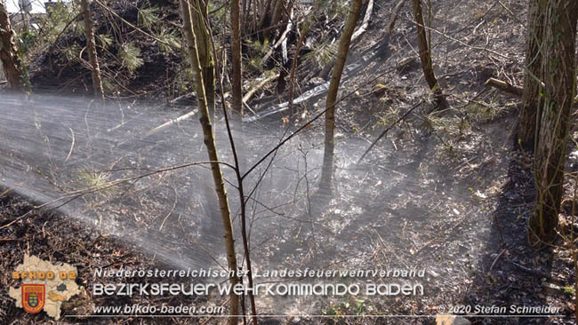 20200403 Waldbrand in Pottenstein Foto: © Stefan Schneider BFK BADEN 20200403 Waldbrand in Pottenstein Foto: © Stefan Schneider BFK BADEN