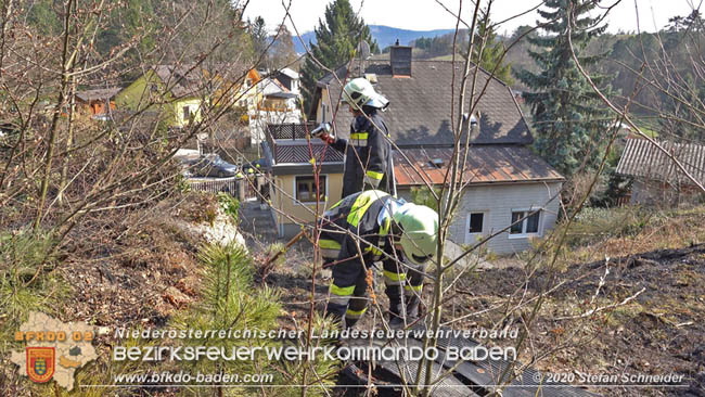 20200403 Waldbrand in Pottenstein Foto: © Stefan Schneider BFK BADEN 20200403 Waldbrand in Pottenstein Foto: © Stefan Schneider BFK BADEN