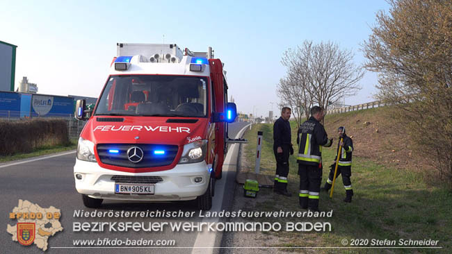 20200404 Tierrettung bei der Autobahnauffahrt A2 Traiskirchen RFB Wien  Fotos: © Stefan Schneider