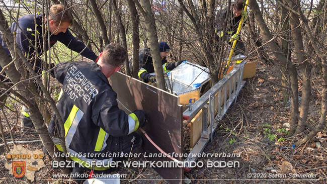 20200404 Tierrettung bei der Autobahnauffahrt A2 Traiskirchen RFB Wien  Fotos: © Stefan Schneider