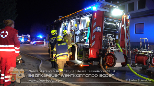 20200405 Dachstuhlbrand Leobersdorf - Foto BFK Baden