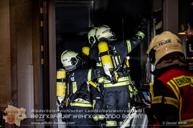 20200409 Brand im Bahnhof Bad Vöslau  Foto: © Daniel Wirth FF Stadt Bad Vöslau