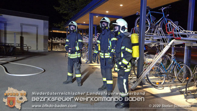 20200409 Brand im Bahnhof Bad Vöslau  Foto: © Stefan Schneider BFK